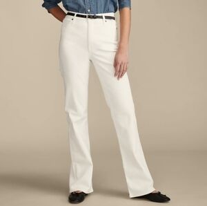 NWT Lucky Brand White Bootcut High Rise Uni Fit Jeans Size: 5 (33-35) 34" inseam
